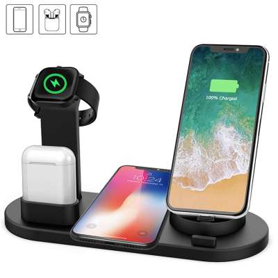 4 In 1 Watch Fast Charger Smart Wireless Mobile Phone Charger