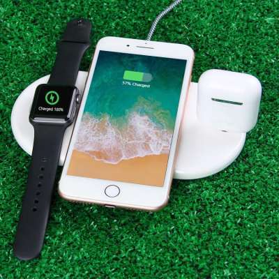 Wholesale Portable Qi Fast 3 In 1 Universal Charger,Smart Wireless Mobile Phone Charger Pad