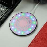 Starfun Universal Qi 10W Pad Charging Magic Array Circle Phone Wireless Mobile Phone Charger