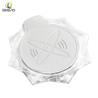 Hot product on amazon 2020 portable led light crystal wireless phone charger free shipping