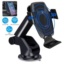 wireless charger car phone holder, universal phone holder car wireless charger