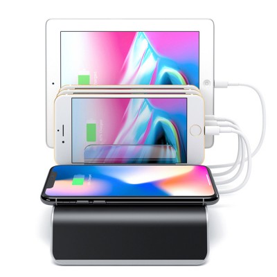 4 Ports Multi Wireless Mobile Phone Charging Station